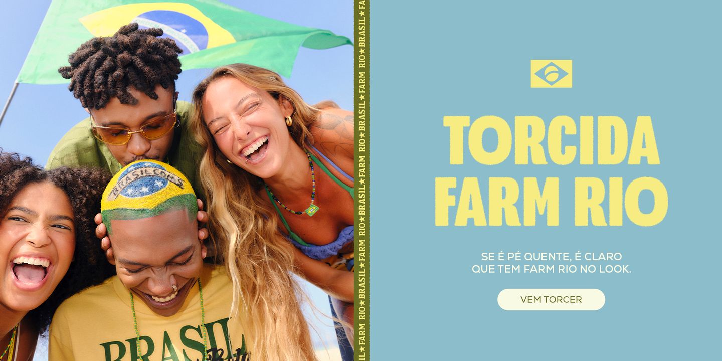 Coleção Copa Brasil Farm Rio — looks para torcer